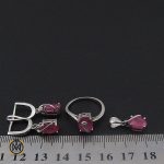 8 سرویس یاقوت سرخ زنانه طرح گلسا - کد 7114 - تصویر 8