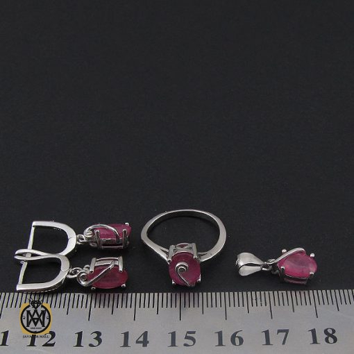 سرویس یاقوت سرخ زنانه طرح گلسا - کد 7114 - تصویر 8