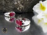 انگشتر یاقوت سرخ خوش رنگ مردانه - کد 8907 - تصویر 6