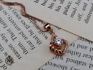 00 مدال نقره طرح بهناز زنانه - کد 3166 - تصویر 5