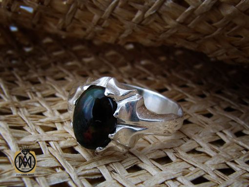 انگشتر اپال مردانه دست ساز - کد 8940 - تصویر 6