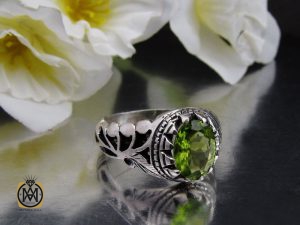 00 انگشتر زبرجد مردانه - کد 8961 - تصویر 6