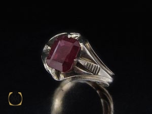 00 انگشتر یاقوت سرخ مردانه هنر دست استاد شرفیان – کد 8799 - تصویر 6