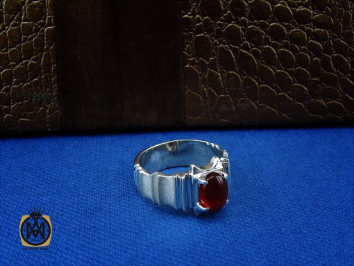 انگشتر عقیق یمن مردانه هنر دست استاد قاسمی - کد 10065 - تصویر 6
