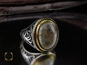 انگشتر کوارتز رُتایل مردانه - کد 8882 - تصویر 6