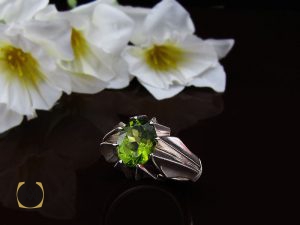 00 انگشتر زبرجد مردانه هنر دست استاد شرفیان – کد 8808 - تصویر 6