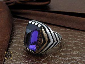 انگشتر نقره مردانه - کد 8889 - تصویر 6