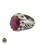 انگشتر یاقوت سرخ مردانه دست ساز – کد 8800