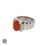 انگشتر عقیق یمن مردانه هنر دست استاد قاسمی - کد 10066