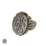 انگشتر عقیق با حکاکی ذکر صلوات مردانه هنر دست استاد شرفیان - کد 8869