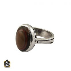 انگشتر عقیق باباقوری یمن مردانه - کد 8874 انگشتر عقیق باباقوری یمن مردانه - کد 8874