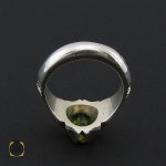 2 انگشتر زبرجد مردانه هنر دست استاد شرفیان – کد 8808 - تصویر 2