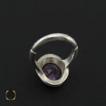 انگشتر آمتیست مردانه خوش رنگ  – کد 8809 - تصویر 2