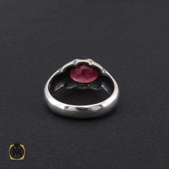 انگشتر یاقوت سرخ خوش رنگ مردانه - کد 8907 انگشتر یاقوت سرخ خوش رنگ مردانه - کد 8907