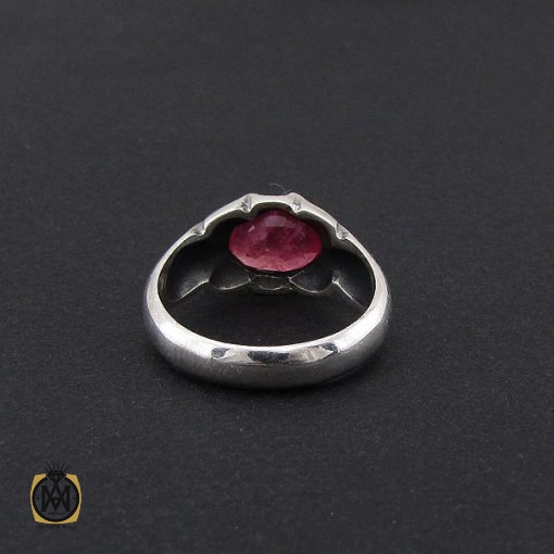 2 انگشتر یاقوت سرخ خوش رنگ مردانه - کد 8907 - تصویر 2