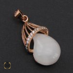 2 مدال چشم گربه طرح آوا زنانه - کد 3162 - تصویر 2