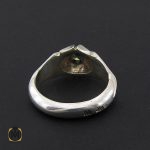 2 انگشتر موزانایت مردانه هنر دست استاد شرفیان – کد 8814 - تصویر 2