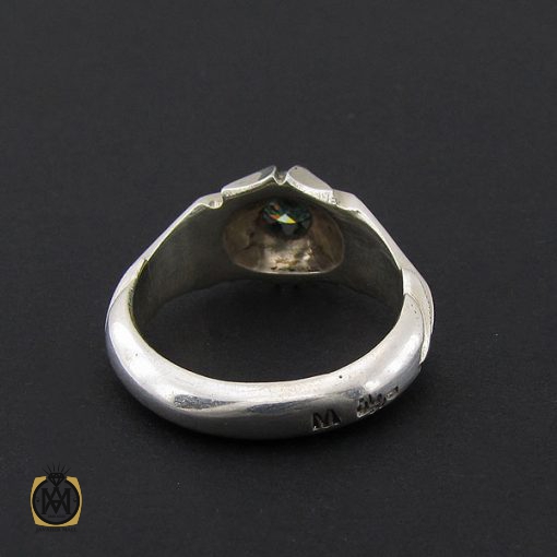 2 انگشتر موزانایت مردانه هنر دست استاد شرفیان – کد 8814 - تصویر 2