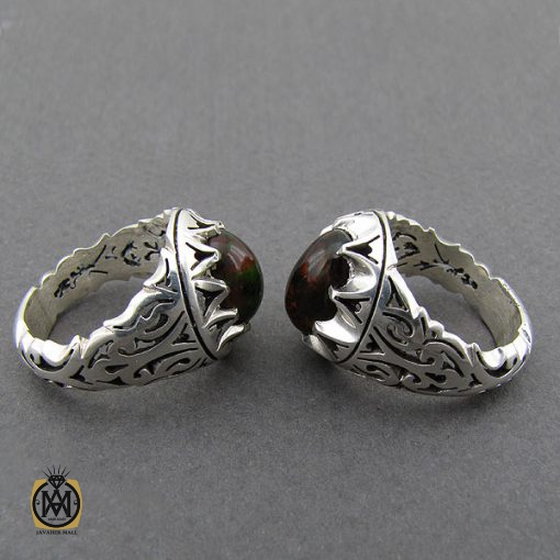 انگشتر اپال مردانه ارزشمند و دست ساز - کد 8939 - تصویر 2