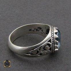 انگشتر توپاز سبز مردانه - کد 8958 انگشتر توپاز سبز مردانه - کد 8958