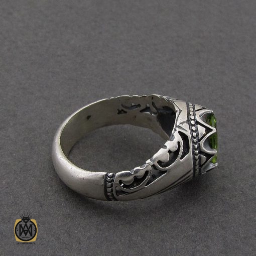 2 انگشتر زبرجد مردانه - کد 8960 - تصویر 2