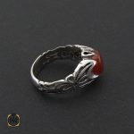 2 انگشتر عقیق یمن مردانه - کد 8992 - تصویر 2
