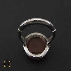 انگشتر عقیق یمن مردانه با حکاکی الابذکرالله تطمئن القلوب - کد 10053 انگشتر عقیق یمن مردانه با حکاکی الابذکرالله تطمئن القلوب - کد 10053