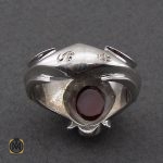 انگشتر عقیق یمن مردانه هنر دست استاد قاسمی - کد 10055 - تصویر 2