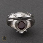 2 انگشتر عقیق یمن مردانه هنر دست استاد قاسمی - کد 10056 - تصویر 2