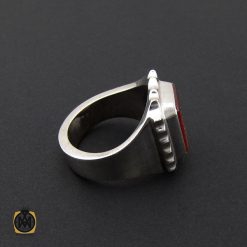 انگشتر عقیق یمن مردانه با حکاکی یا رقیه (س) رکاب هنر دست استاد شرفیان - کد 8865 انگشتر عقیق یمن مردانه با حکاکی یا رقیه (س) رکاب هنر دست استاد شرفیان - کد 8865