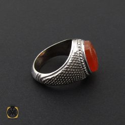 انگشتر عقیق یمن با حکاکی شرف الشمس استاد ضابطی مردانه - کد 8866 انگشتر عقیق یمن با حکاکی شرف الشمس استاد ضابطی مردانه - کد 8866