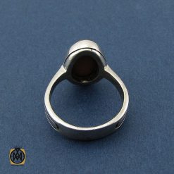 انگشتر عقیق باباقوری یمن مردانه - کد 8874 انگشتر عقیق باباقوری یمن مردانه - کد 8874