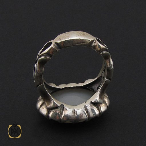 انگشتر مون استون مردانه اصل و معدنی - کد 8883 - تصویر 2