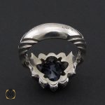 2 انگشتر یاقوت کبود آفریقایی مردانه هنر دست استاد باقرزاده – کد 8807 - تصویر 2