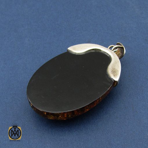 3 مدال کهربا پودری درشت زنانه - کد 3156 - تصویر 3