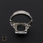 3 انگشتر عقیق سیاه یمن دست ساز مردانه - کد 8921 - تصویر 3