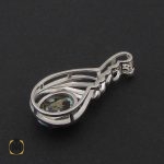 3 مدال فیروزه نیشابوری طرح آتوسا زنانه - کد 3178 - تصویر 3