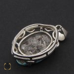 3 مدال فیروزه نیشابوری طرح افسانه زنانه - کد 3180 - تصویر 3