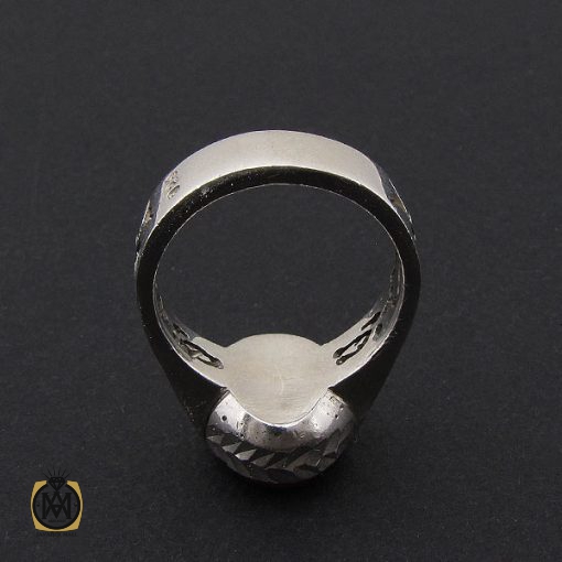 3 انگشتر عقیق یمن خوش رنگ مردانه دست ساز - کد 8934 - تصویر 3