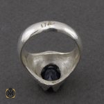3 انگشتر یاقوت کبود مردانه دست ساز معدنی و خوش رنگ - کد 8948 - تصویر 3