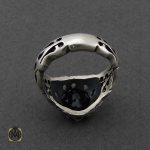 3 انگشتر یاقوت کبود خوش رنگ و مرغوب مردانه - کد 8949 - تصویر 3