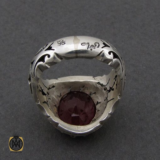 انگشتر یاقوت سرخ مردانه مرغوب دست ساز - کد 8954 - تصویر 3