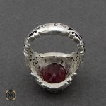 3 انگشتر یاقوت سرخ مردانه خوش رنگ دست ساز - کد 8956 - تصویر 3
