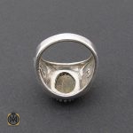 3 انگشتر فیروزه نیشابوری خوش رنگ مردانه - کد 8963 - تصویر 3