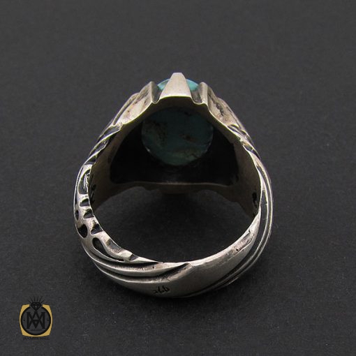 3 انگشتر فیروزه نیشابوری مردانه - کد 8965 - تصویر 3