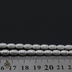 3 تسبیح نقره 101 دانه هلی شیار دار - کد 4129 - تصویر 4