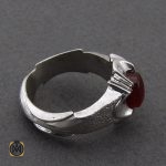 3 انگشتر عقیق یمن مردانه هنر دست استاد قاسمی - کد 10056 - تصویر 3
