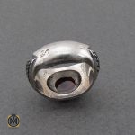 انگشتر عقیق یمن مردانه هنر دست استاد قاسمی طرح صفوی - کد 10062 - تصویر 3