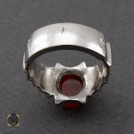 انگشتر عقیق یمن مردانه هنر دست استاد قاسمی - کد 10066 - تصویر 3