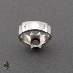 انگشتر عقیق یمن مردانه هنر دست استاد قاسمی - کد 10068 - تصویر 3